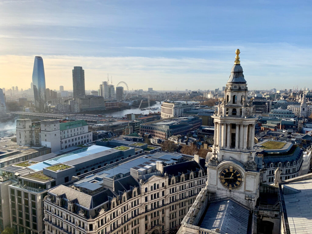 Cara Sharratt Travel - View of London from St. Paul's Cathedral